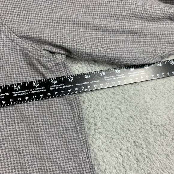 Orvis Shirt Mens 2XL XXL Grey Houndstooth Fairbanks Flannel Outdoor Long Sleeve - Picture 8 of 12